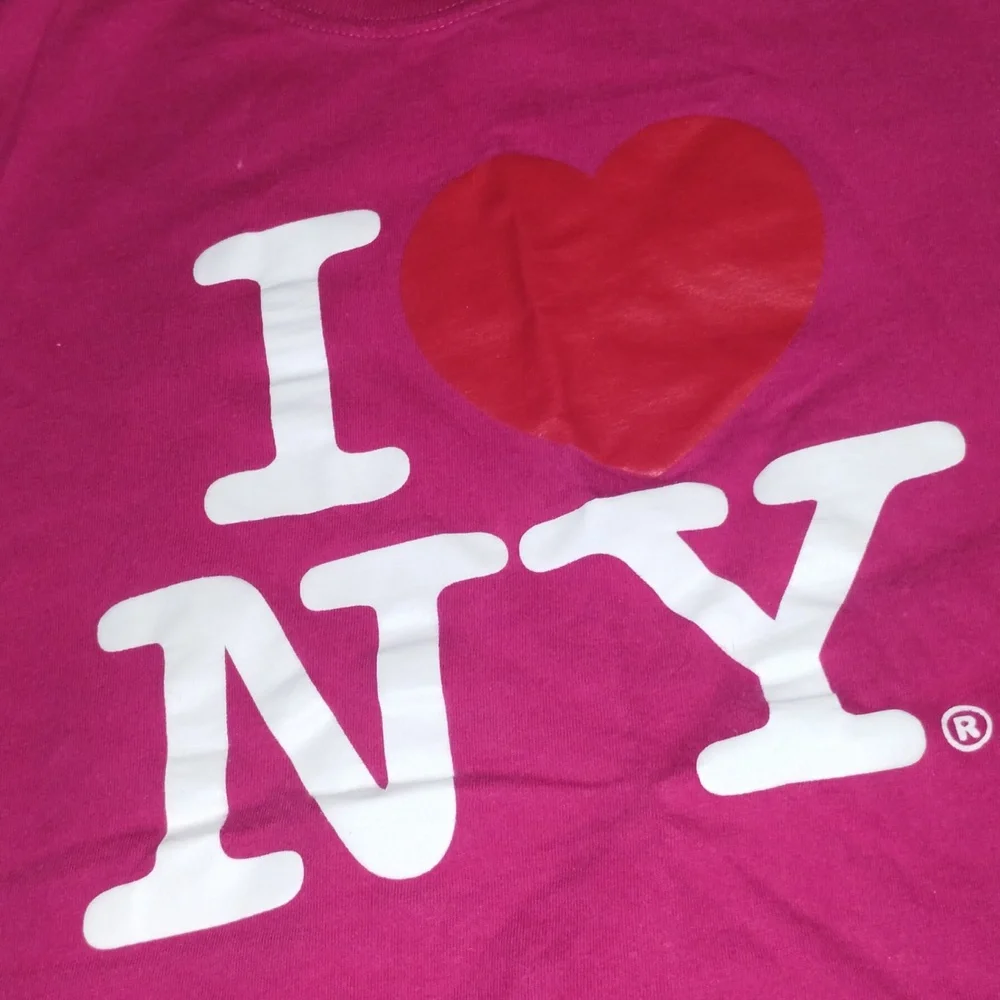 Pink I ❤️ NY tee - Picture 4 of 5